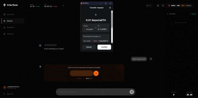 Interface – screenshot 3