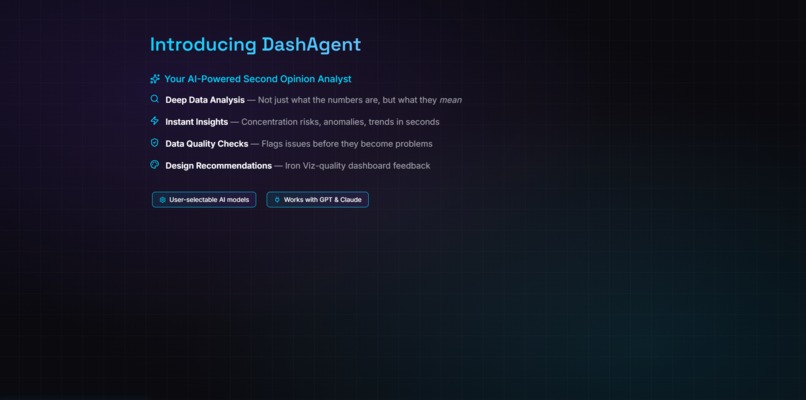 DashAgent: AI BI Analyst – screenshot 3