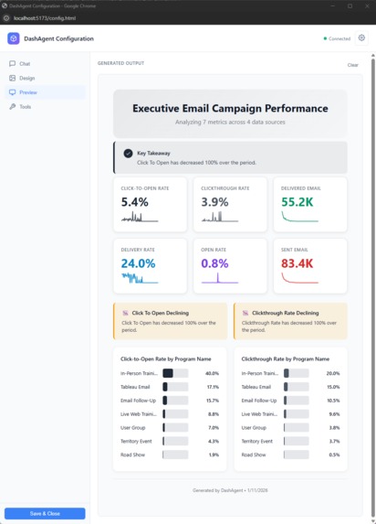DashAgent: AI BI Analyst – screenshot 9