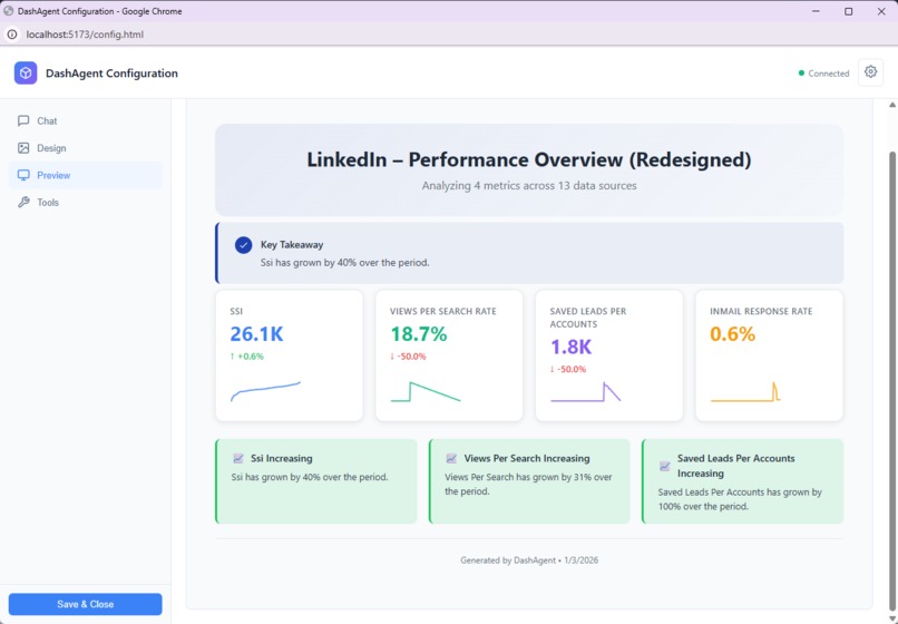 DashAgent: AI BI Analyst – screenshot 10