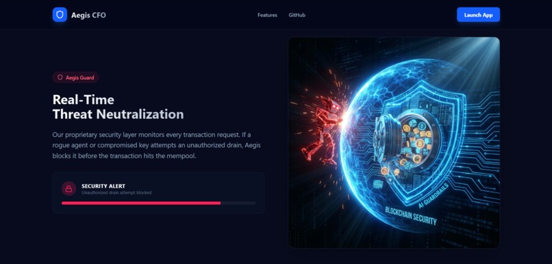 Aegis CFO: The Autonomous AI Treasury Manager – screenshot 2