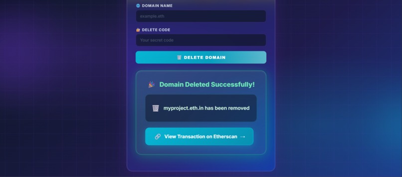 NeuraDNS - AI-Powered Ethereum Domain Registry – screenshot 12