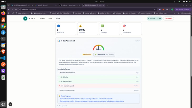 Rosca Protocol – screenshot 6