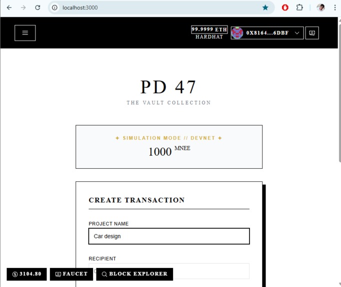 PD-47: The Luxury AI Treasury – screenshot 1