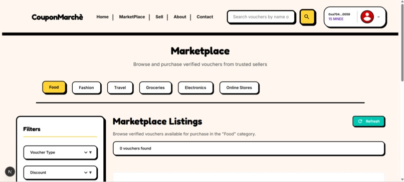 Coupon marché – screenshot 2