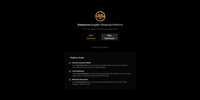 Enterprise Crypto-Financial Platform - MNEEPay – screenshot 5