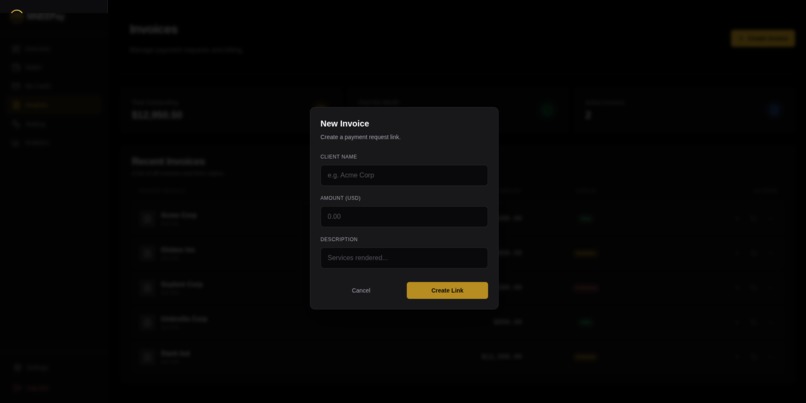 Enterprise Crypto-Financial Platform - MNEEPay – screenshot 7