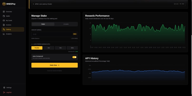 Enterprise Crypto-Financial Platform - MNEEPay – screenshot 10
