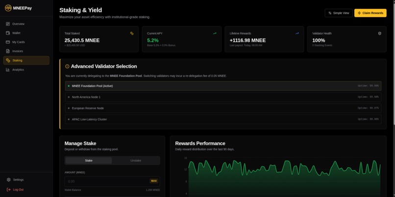 Enterprise Crypto-Financial Platform - MNEEPay – screenshot 14