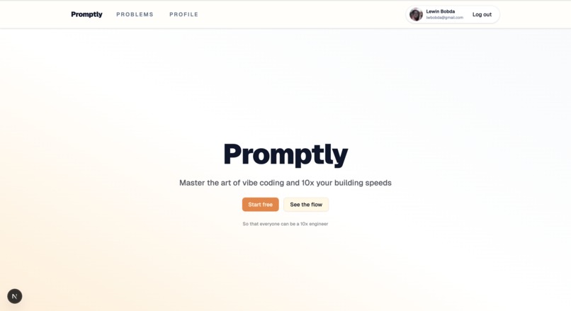 Promptly – screenshot 1