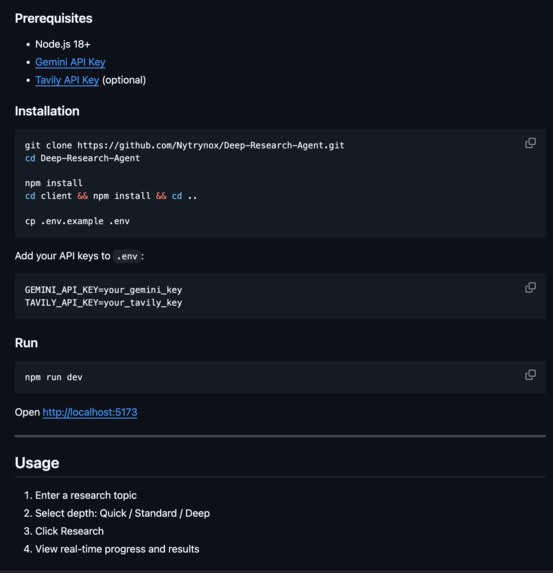 Deep Research Agent – screenshot 10