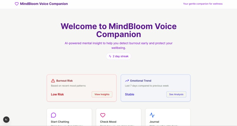 Mindbloom Voice – screenshot 2