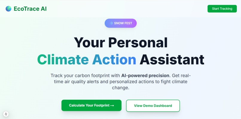 EcoTrace AI – screenshot 1