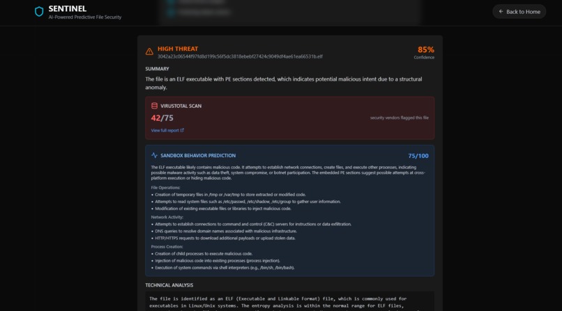 Sentinel AI – screenshot 5