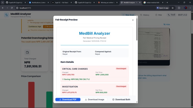 MedBill Analyzer – screenshot 3
