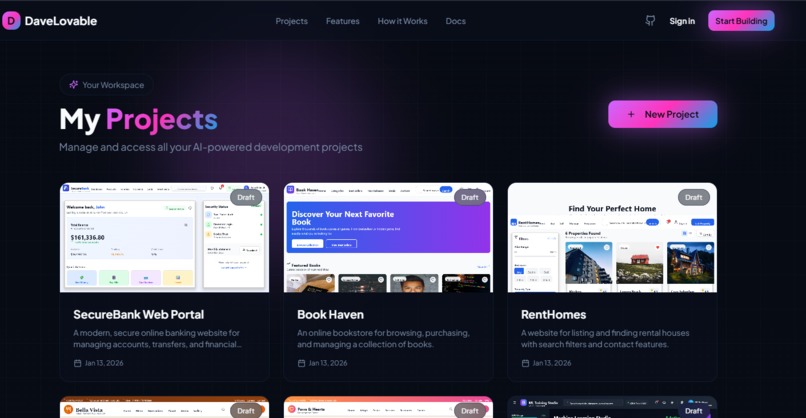 DaveLovable: UI/UX Code Agents  – screenshot 3