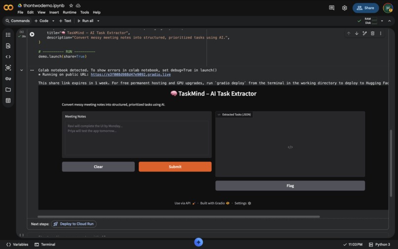 TaskMind – AI Task Extractor – screenshot 1