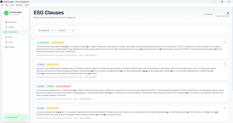 GreenLedger: A privacy-first Desktop App & API  – screenshot 6