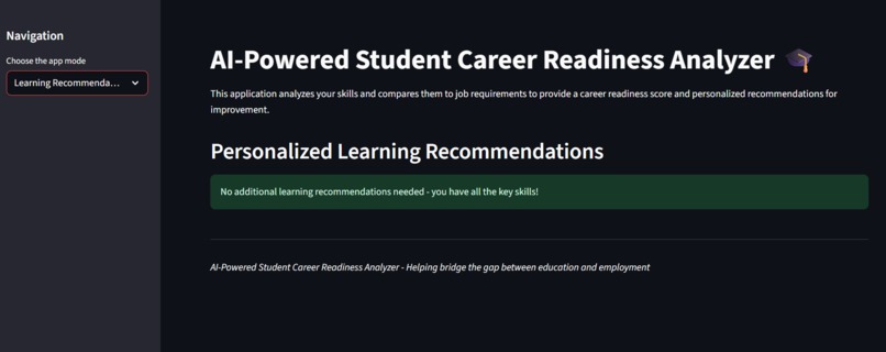 AI Career Readiness Analyzer – screenshot 5