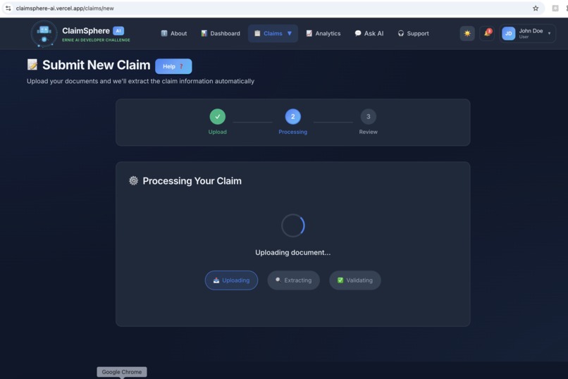 ClaimSphere AI - Automated Claim Processing Agent – screenshot 7