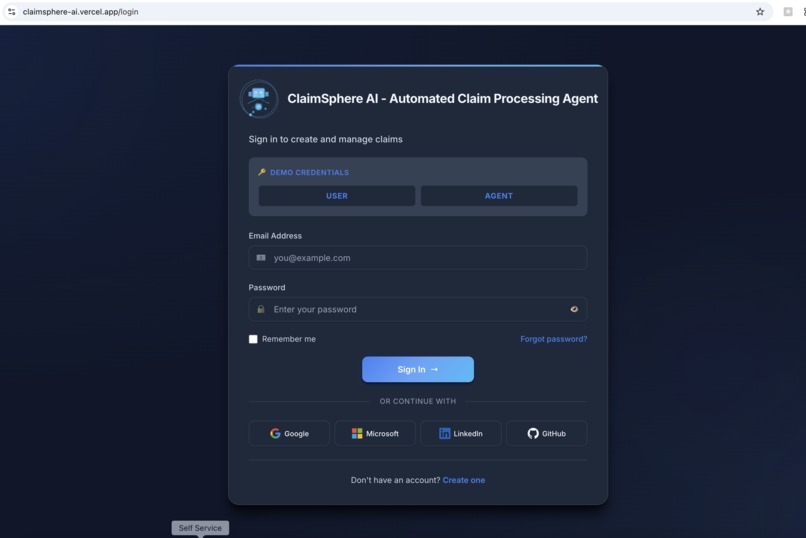 ClaimSphere AI - Automated Claim Processing Agent – screenshot 4