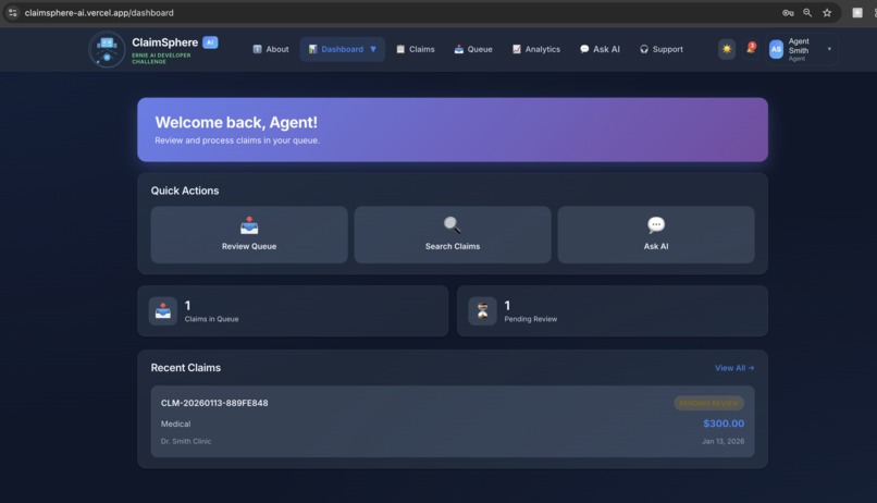 ClaimSphere AI - Automated Claim Processing Agent – screenshot 10