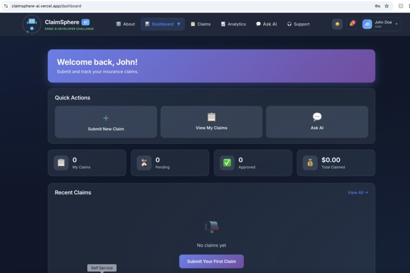 ClaimSphere AI - Automated Claim Processing Agent – screenshot 5