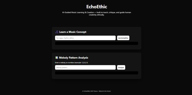 EchoEthic (AI - Guided Music Learning & Creation) – screenshot 1