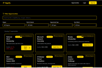 An AI-Powered Opportunity Discovery Platform for Students