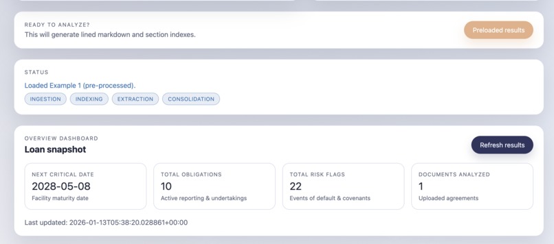 Loan Control Tower – screenshot 1