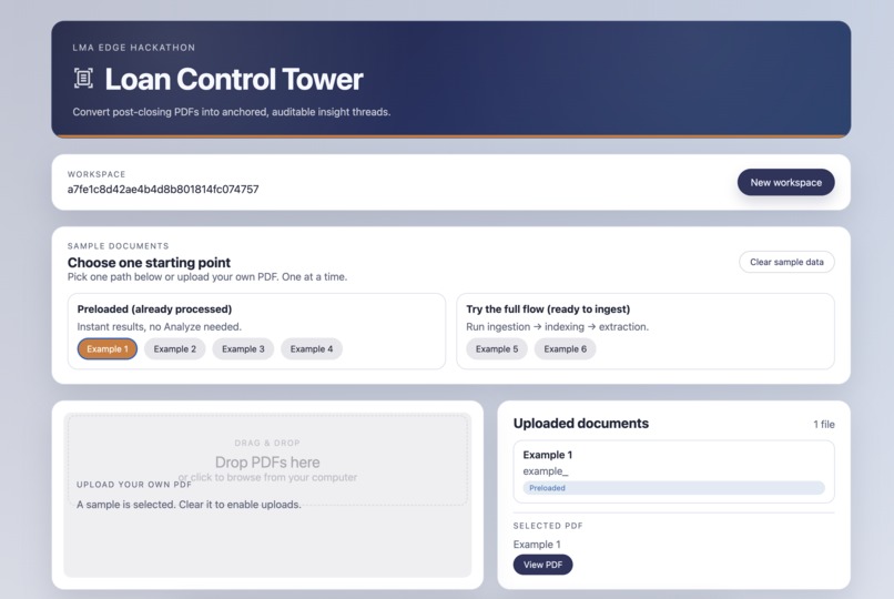 Loan Control Tower – screenshot 4