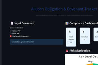 AI Loan Obligation & Covenant Tracker