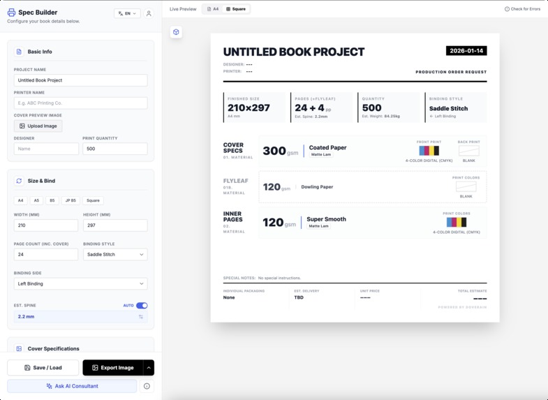 PrintSpec Pro – screenshot 1