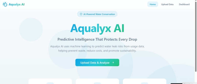 Aqualyx AI: Intelligence That Protects Every Drop – screenshot 2