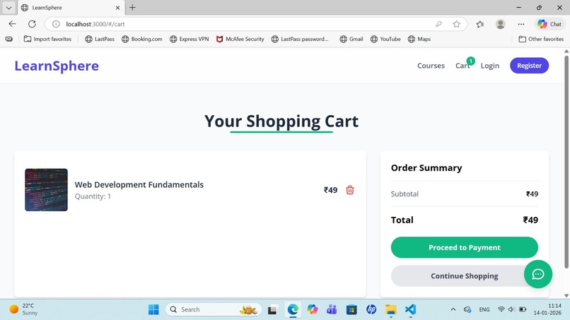 LearnSphere – Course Selling Platform (Prototype) – screenshot 6