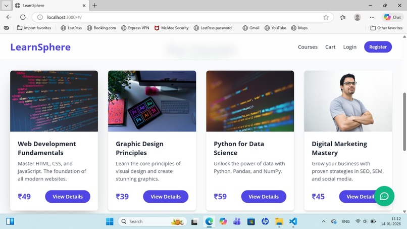 LearnSphere – Course Selling Platform (Prototype) – screenshot 7