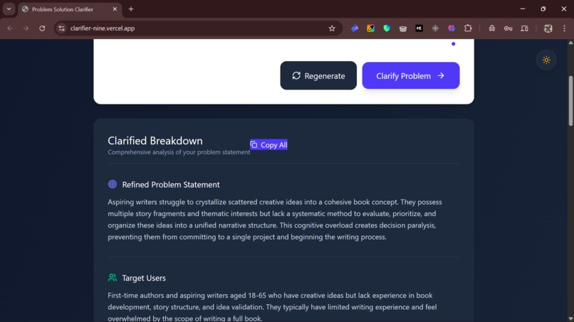 Clarifier – screenshot 2