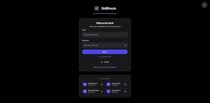 SkillRoute – screenshot 1
