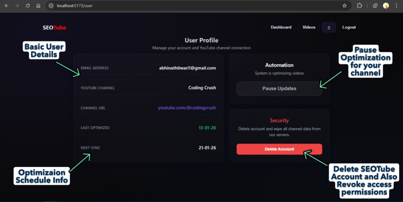 SEOTube – screenshot 9