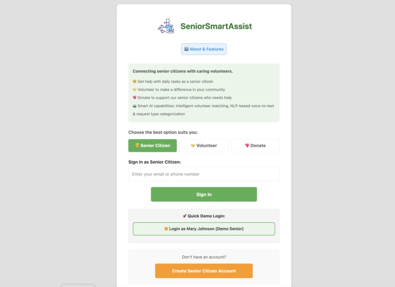 Senior Smart Assist – screenshot 3