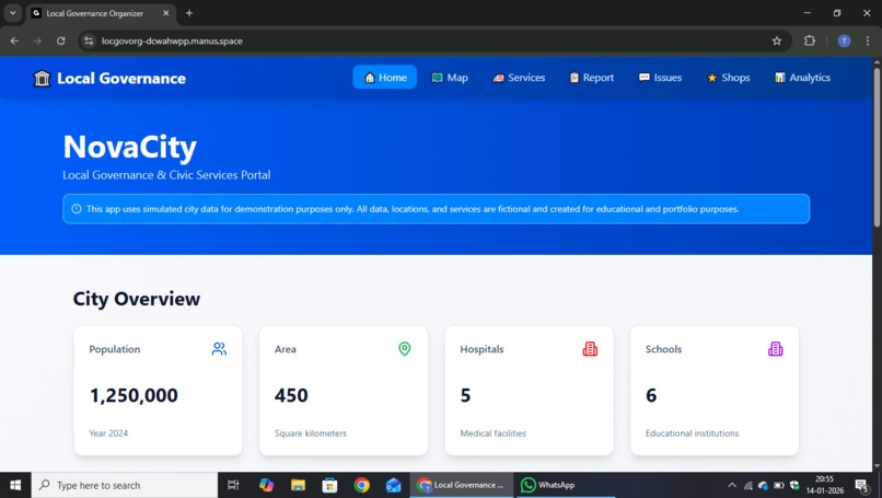 Local Governance Organizer – screenshot 1