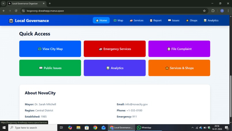 Local Governance Organizer – screenshot 2