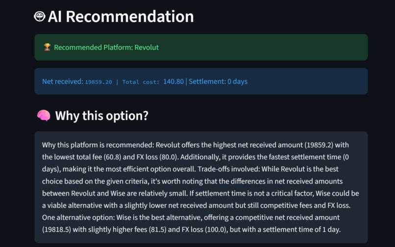 AI Global Payment & Cost Optimizer – screenshot 5