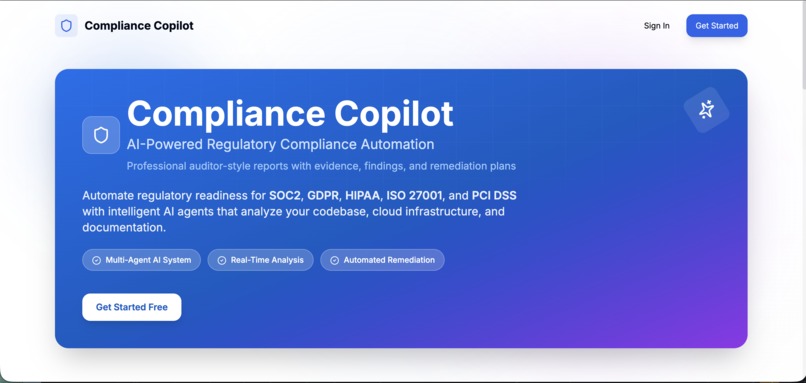 Compliance Copilot – screenshot 1