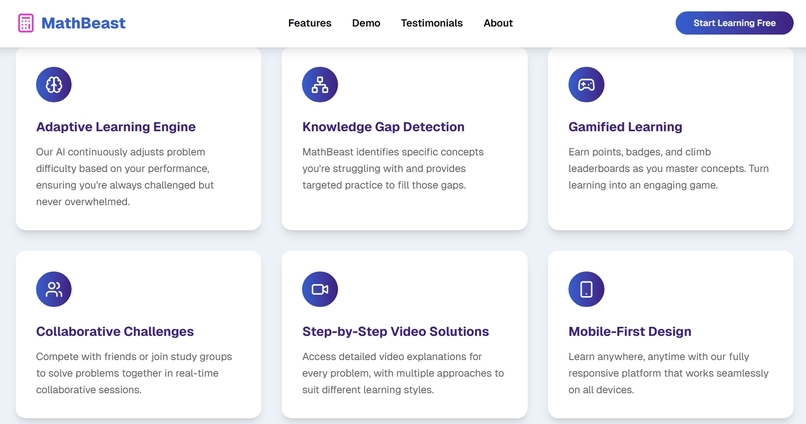 MathBeast: Where Mathematics Meets Mastery (INFO HUNTER) – screenshot 1