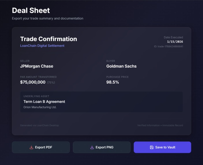 LoanChain Desktop – screenshot 3