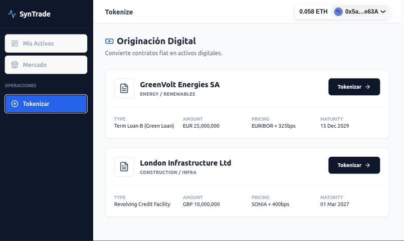 LoanFlow Tokenizer – screenshot 3