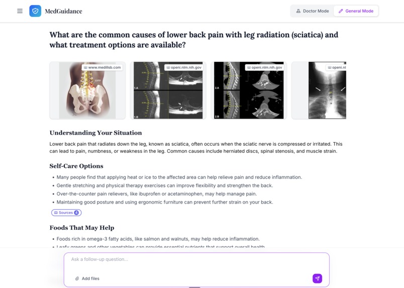 MedGuidance-AI – screenshot 3