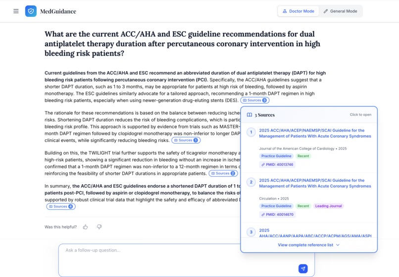 MedGuidance-AI – screenshot 1