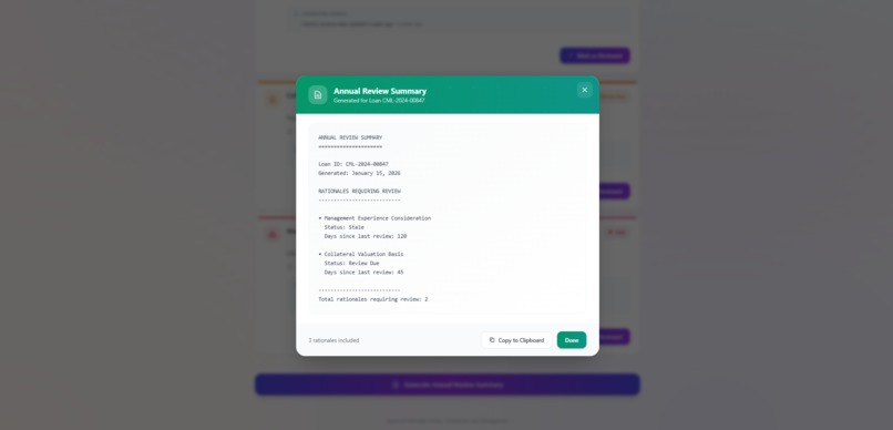Approval Rationale Tracker (ART) – screenshot 3